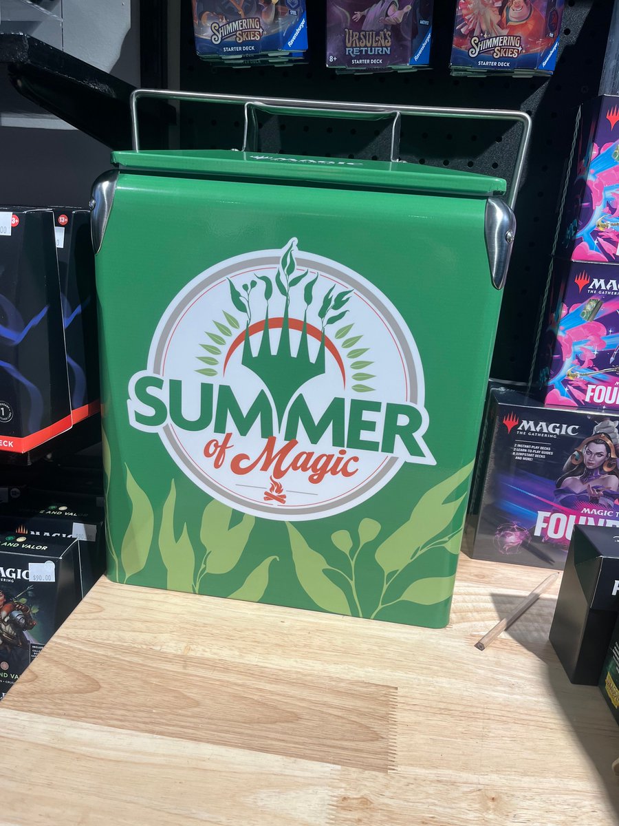 bea_dnd's tweet photo. It’s a Sunny Summery Saturday Standard Showdown!!

Thanks for turning out players~ don’t forget every single Magic event during December and January will put you in the draw to win our super cool chilly bin!

#beadndgames #standardshowdown #wpnpremium #mtglife #summerofmagic https://t.co/Xvtk4H0hiZ