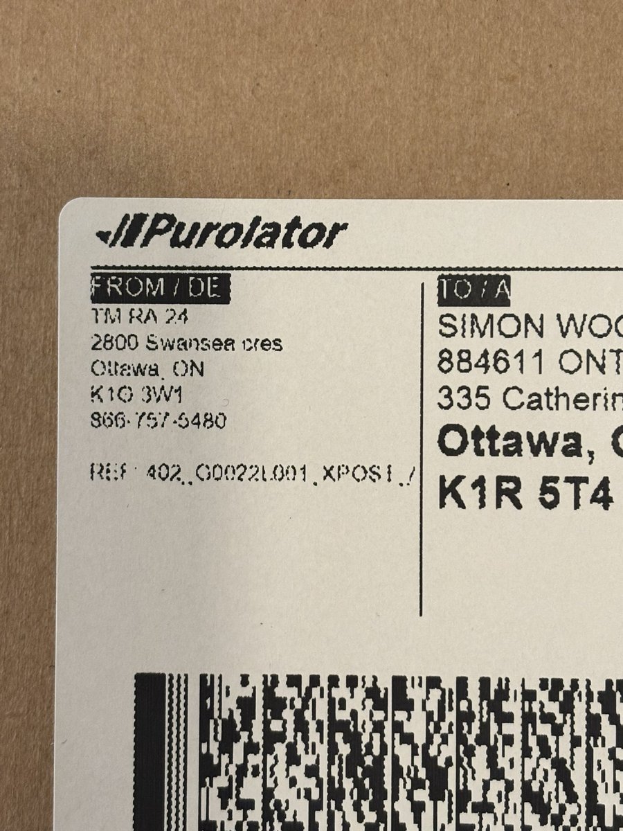 CAOsadec's tweet photo. @CFIB This came via Purolator to my office. It’s a letter from Canada Post about postage increases on January 13, 2025!! https://t.co/JbzdnX5hxw