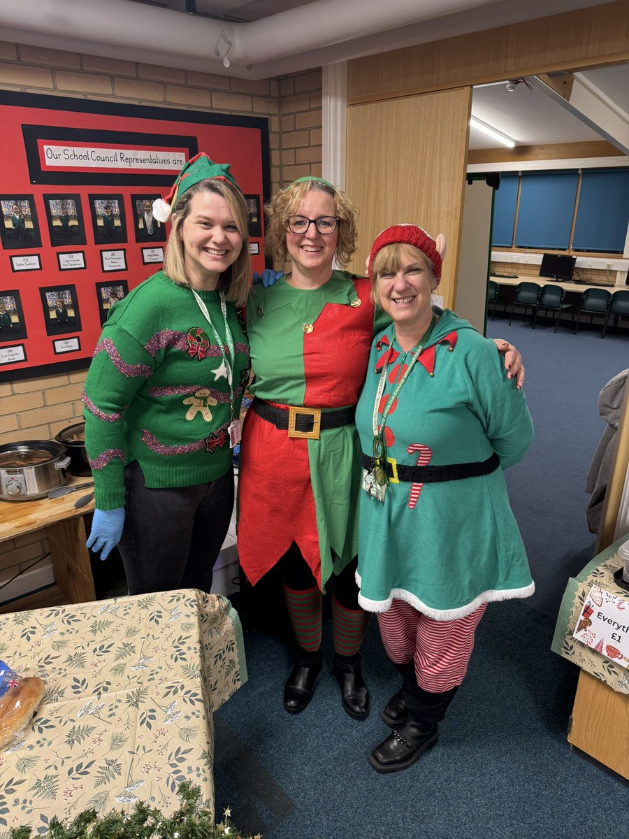 Elves for Alzheimer’s today! A charity close to lots of our hearts. Dress up just for staff!! Thank you everyone!
