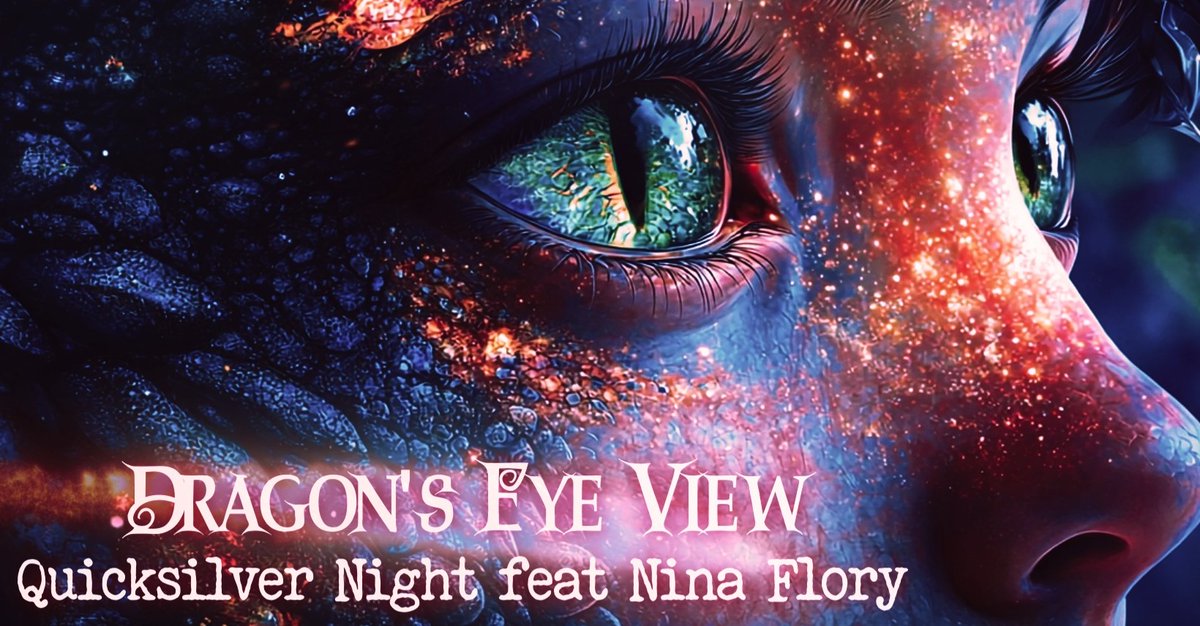 New Music! Quicksilver Night’s “Dragon’s Eye View” is a fanciful but heartfelt Holiday story about a young lady who pictures herself aloft on the wings of a dragon that she imagines materialized from the northern lights.

Visit quicksilvernight.com/dragons-eye-vi…