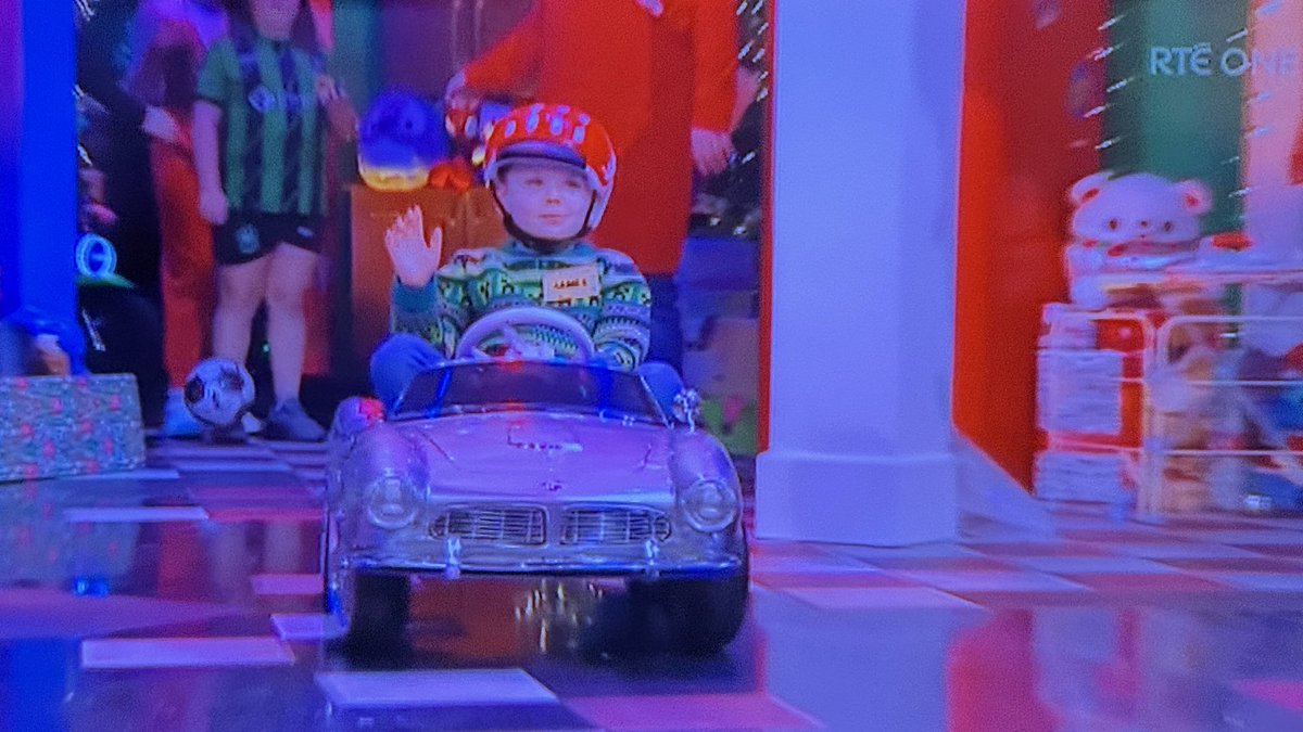 The Good Friday Agreement was building towards this single moment - The 32 County Ride On Segment on the #LateLateToyShow