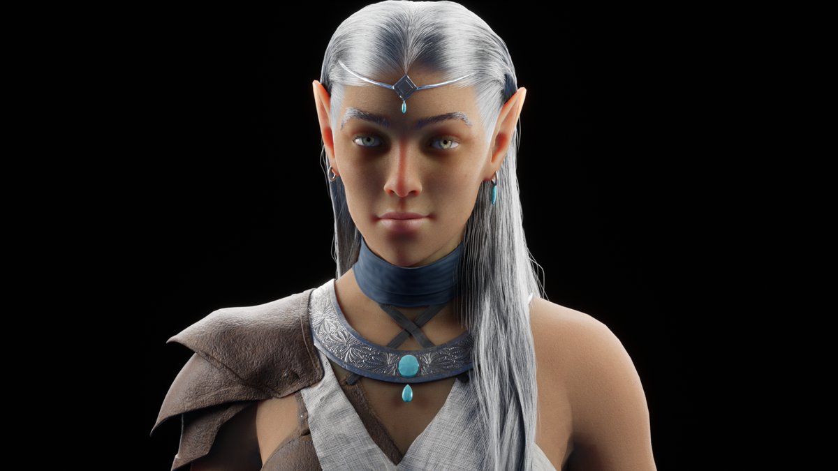 LeMarrine's tweet photo. Long time no post. Here's a character model I just finished https://t.co/AACNfq953Z