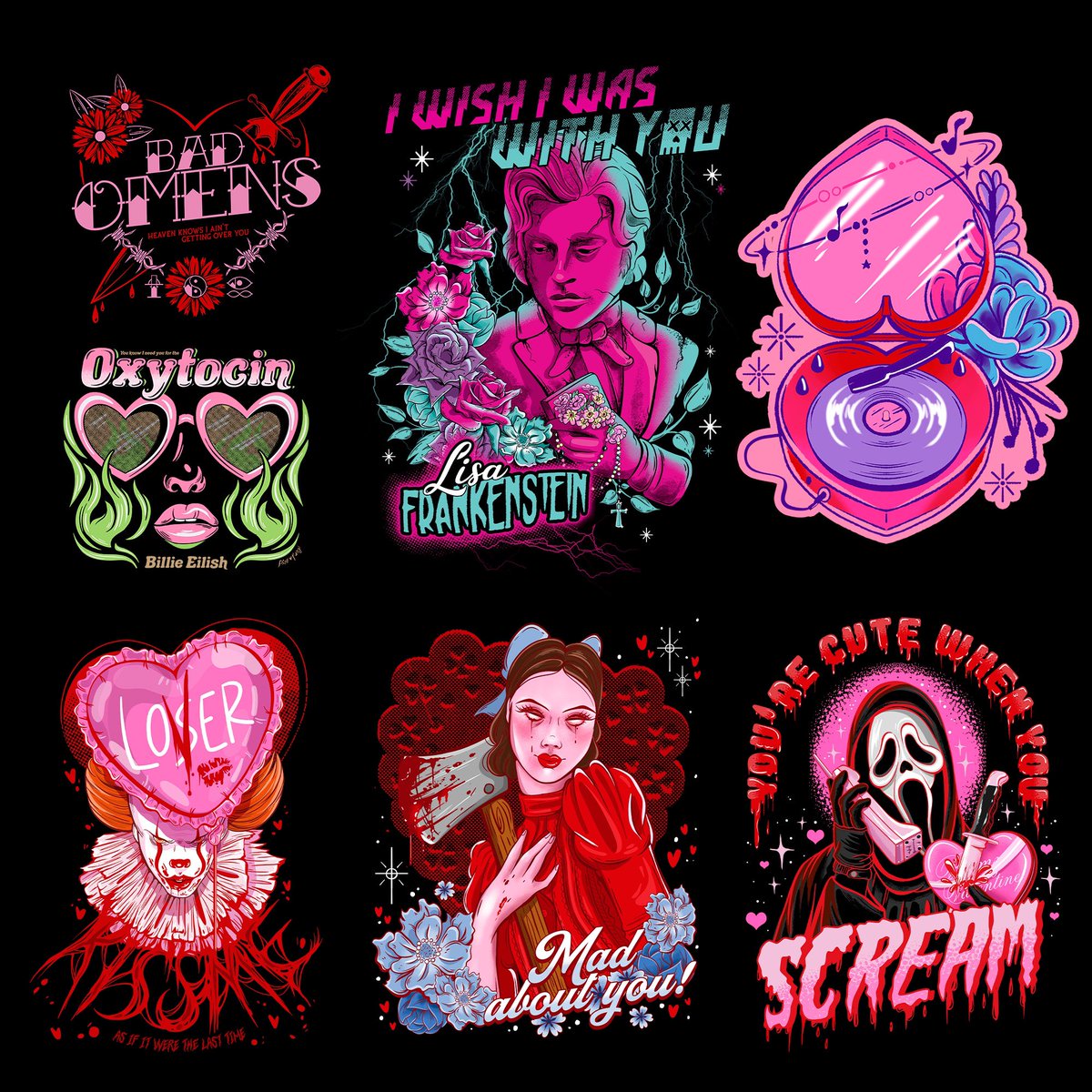 Hey SO!
I want to make cute Valentine’s merch for you 🥰 Do hit me up if you need that pink and red touch for your brand/band merch this next February 🩷 

Reach me @ piinkfang@gmail.com or send me a DM 💋