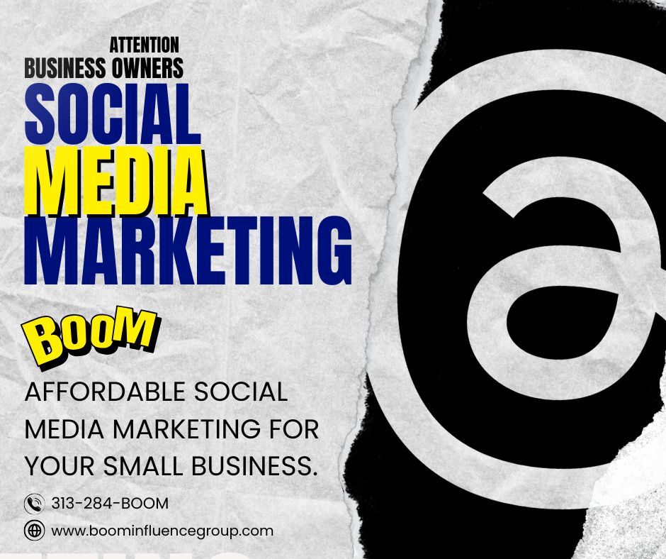 Business owners, are you looking to boost your brand's online presence and connect with your audience on various social media platforms? Reach out to BOOM Marketing at 313-284-BOOM for expert social media strategy assistance. Text us for quick support.