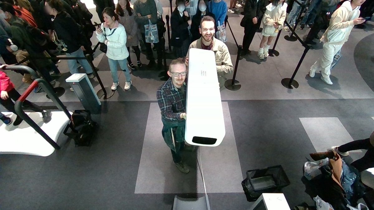 Andrew_Agress's tweet photo. It’s a-me and my friend at the Nintendo Museum. Fun times, fun place! https://t.co/YsNqDeX3cv