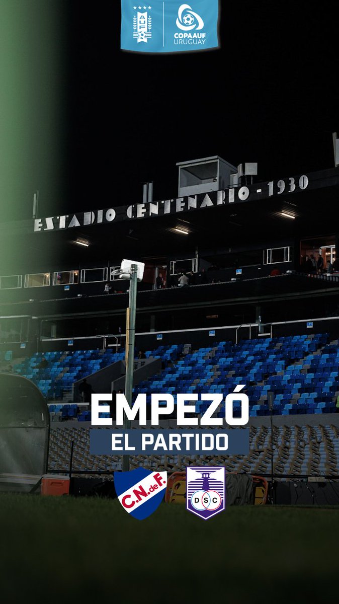 🔛 ¡𝗘𝗺𝗽𝗲𝘇𝗼́ 𝗲𝗹 𝗽𝗮𝗿𝘁𝗶𝗱𝗼! 

<a href="/Nacional/">Nacional</a> 🆚️ <a href="/DefensorSp/">Defensor Sporting</a>

🏆 Final

#JuegaUnPaís 🇺🇾
