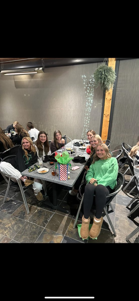 PHSFastpitch's tweet photo. Christmas Party 2024 white elephant edition!🎄☃️ Happy Holidays from your PHS Softball Team!💚🦅 https://t.co/07Hv4atYxx