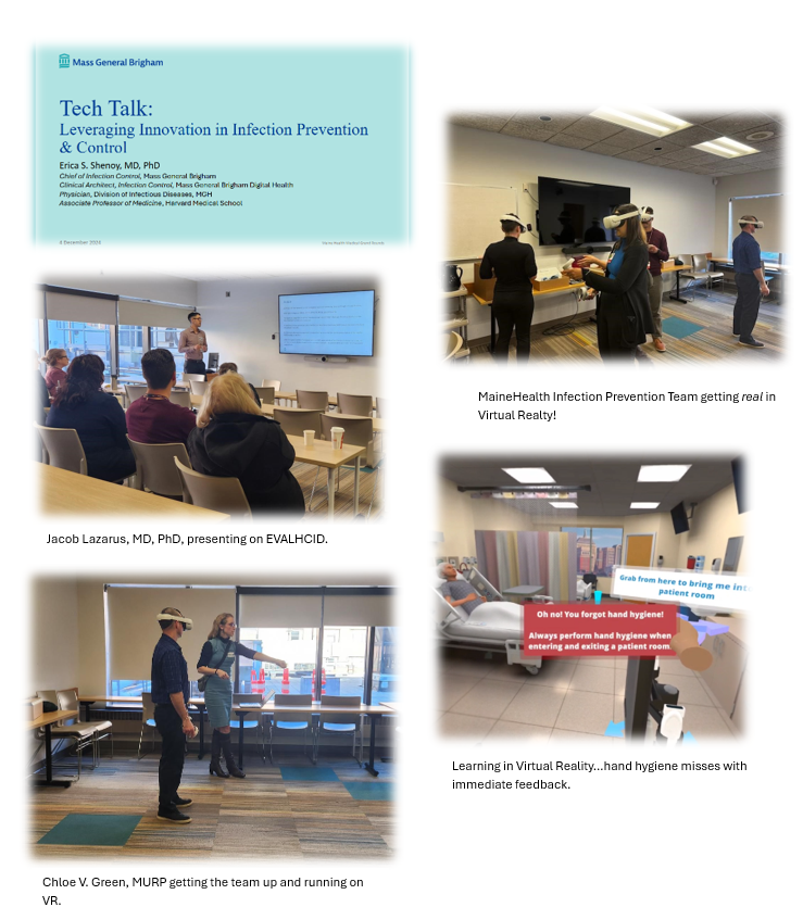 ericashenoy's tweet photo. 🙏 @MaineHealth & @MaineMed for the warm welcome this week! Thrilled to present at Medical Grand Rounds on leveraging tech for #infectionprevention & highlight our team @JacobLazarusMD CDSS for #HCIDS and Chloe Green on #VirtualReality @mgh_id @MGHDisasterMed @CDC_Firstline https://t.co/d8fiOlYiqu
