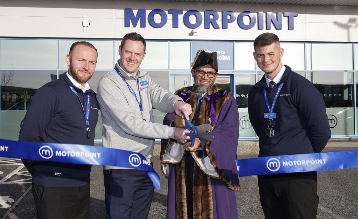 At Motorpoint Norwich opening 
 21st Store of the motor group. Very friendly Staff; felt very welcoming. Great location. Wish every success of the new store.
