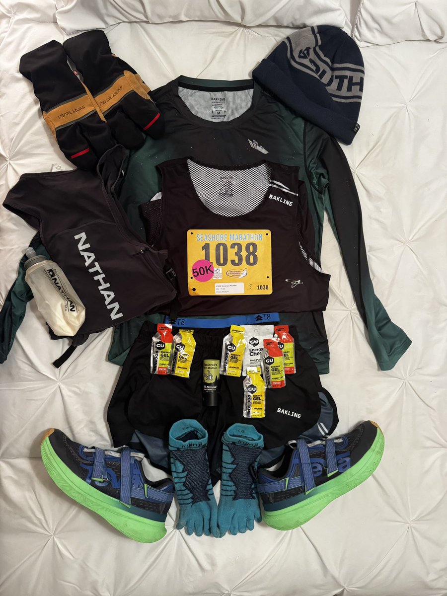 American record attempt for 50+ age group sub 3:16 at the @rehobothrunning marathon. Huge thank you to Mary Beth, Tim, Ryan and everyone that helped make this happen. Also to my brother, Matt &amp; @fogell_mcloving for jumping in with me Let’s see how it goes