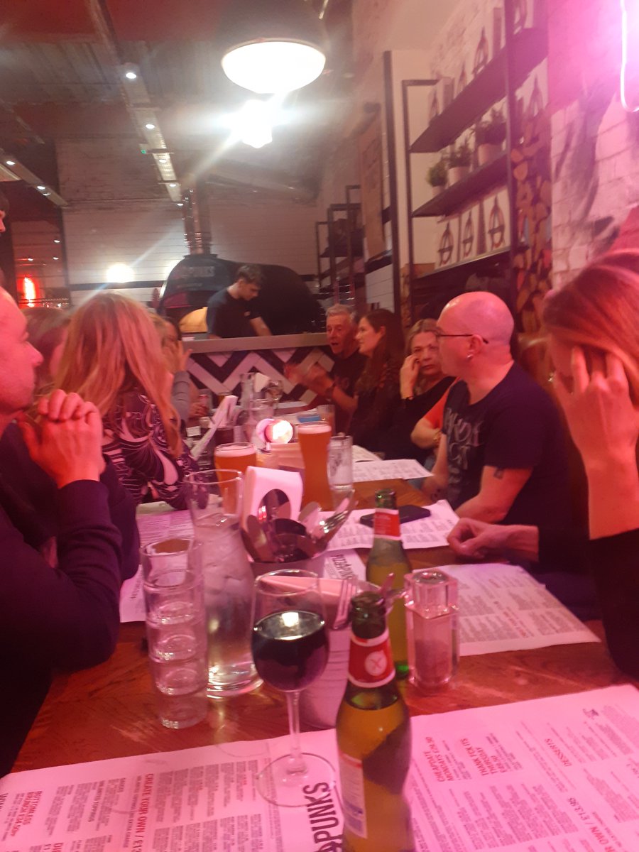 What is the collective noun for a tableful of crime writers? <a href="/MeganDavis931/">Megan Davis</a> <a href="/TrevorWoodWrite/">Trevor Wood</a> <a href="/Phoebe_A_Morgan/">Phoebe Morgan</a> @harriet_tyce <a href="/SamHollandBooks/">Sam Holland</a> <a href="/gbpoliceadvisor/">Graham Bartlett</a>  and others too numerous... <a href="/newcastl/">peter sewell</a>