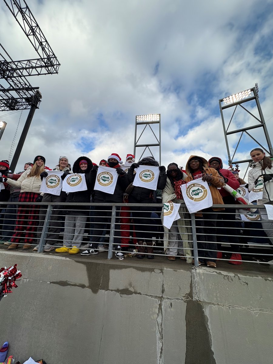 adamideast's tweet photo. Chocolate milk, the official beverage of @OHSAASports, builds champions! Congrats to @MLFlyers_sports,  the 2024 Football State Champion Div VII! https://t.co/cJxI9OTd1q