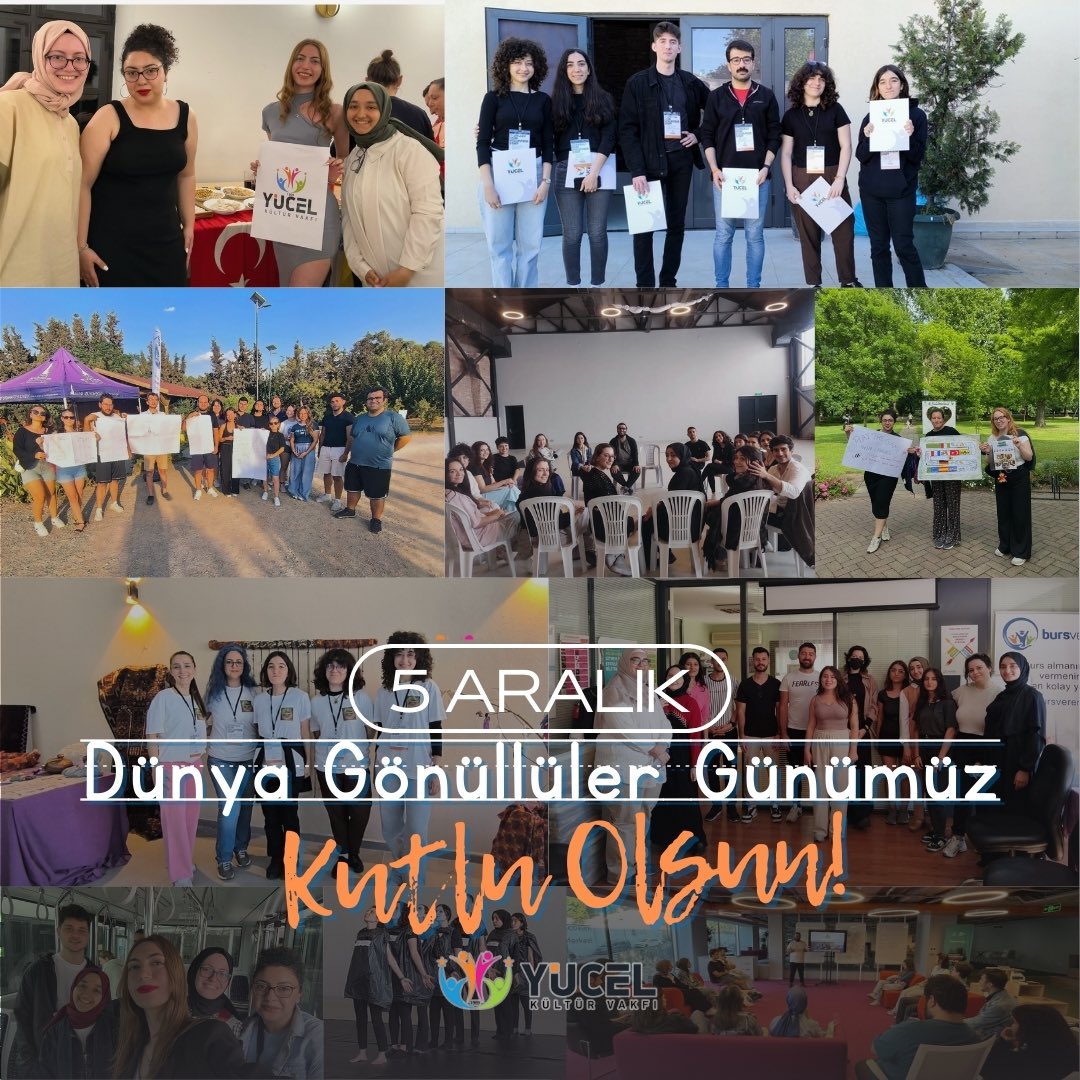 Emeğini ve kalbini karşılıksız ortaya koyan tüm gönüllülerimizin Dünya Gönüllüler Gününü kutluyoruz! 💪 Sizler, dayanışmanın ve umudun en güzel yüzüsünüz. “Ben varım!” diyerek dünyayı daha yaşanabilir bir yer yapan herkes, iyi ki varsınız! 🌟❤️ #DünyaGönüllülerGünü #Gönüllülük