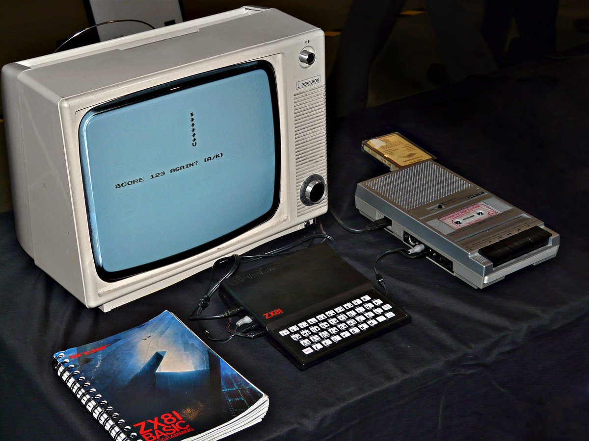 dcorlier's tweet photo. @HumansNoContext Sinclair ZX-81 https://t.co/rxqm9txhLB