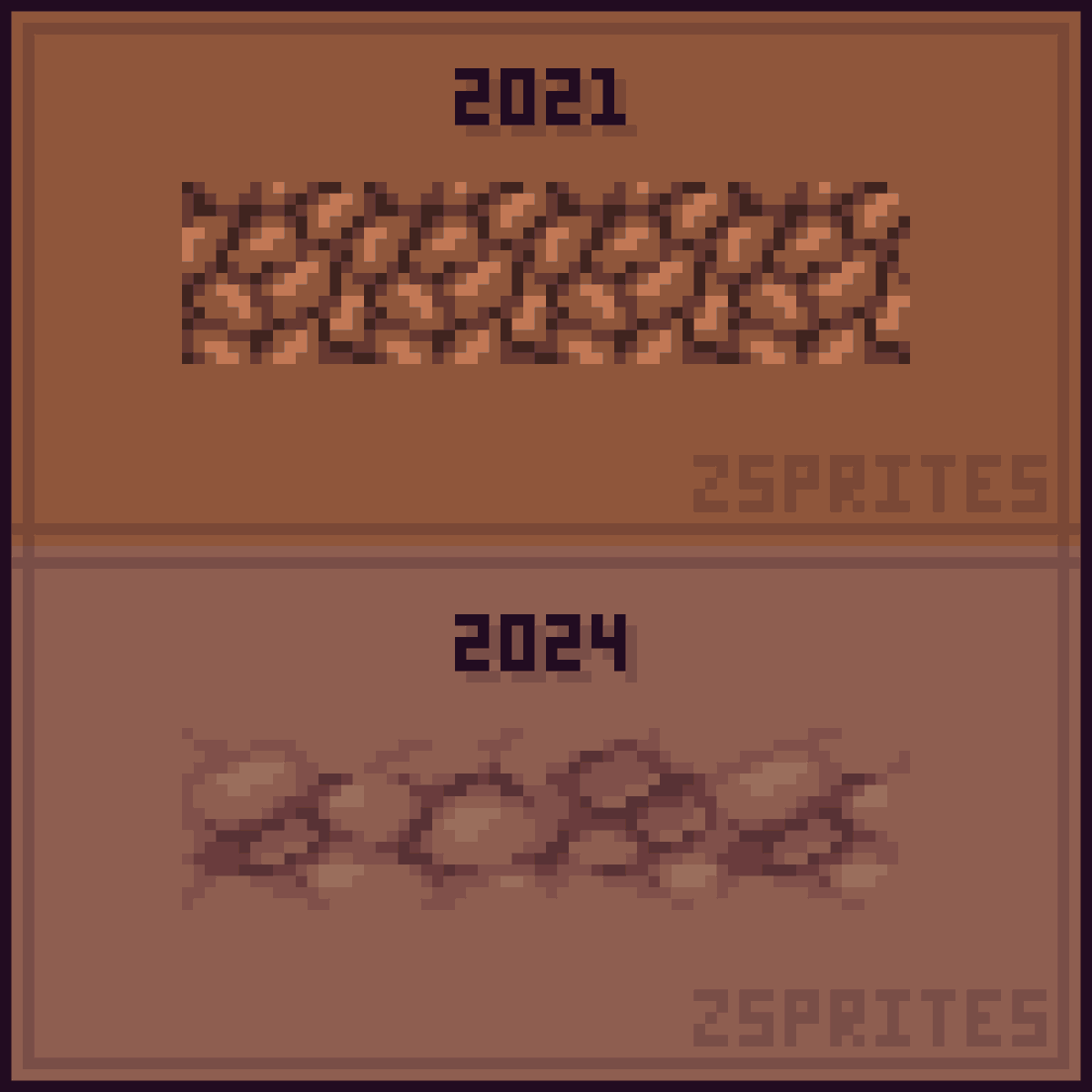 Zsprites's tweet image. 16x16 Dirt tiles. Still learning. #pixelart