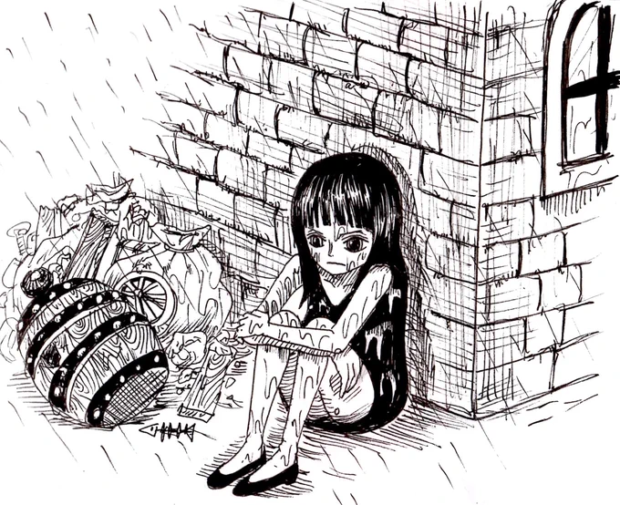 笑顔を忘れてしまったころ
#ワンピース #ONEPIECE #ロビン 