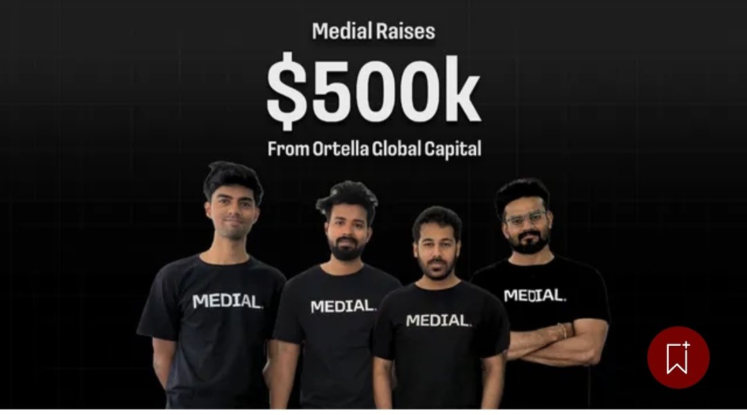 Congratulations <a href="/harsh_dwivedi7/">Harsh Dwivedi | Building Medial</a>  and <a href="/medialapp/">Medial</a>. As medial creatore I want party bro batao kab he? HSR Me hi hu abhi 😌😁
#funded