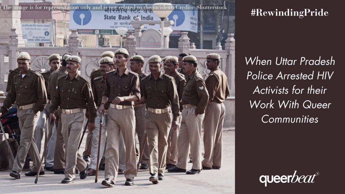 queerbeat_media's tweet photo. What challenges did HIV/AIDS activists working with queer persons face in India? #RewindingPride
Follow this 🧵 to know about an incident from 2001 of police targeting of two NGOs in Lucknow for their important work in HIV and safe sex advocacy. 1/n https://t.co/gwUq1CzgU1