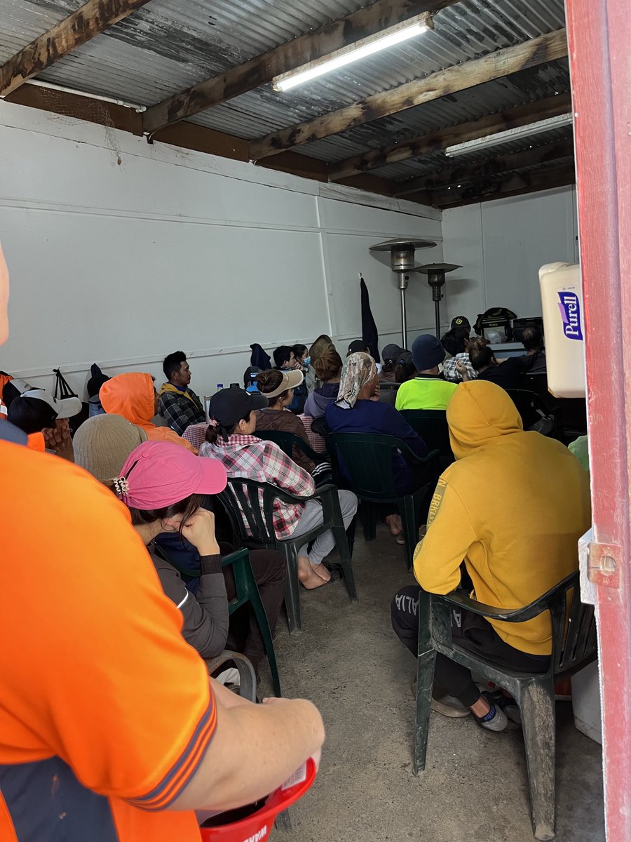 Getting in some training before hopefully, the Christmas rush