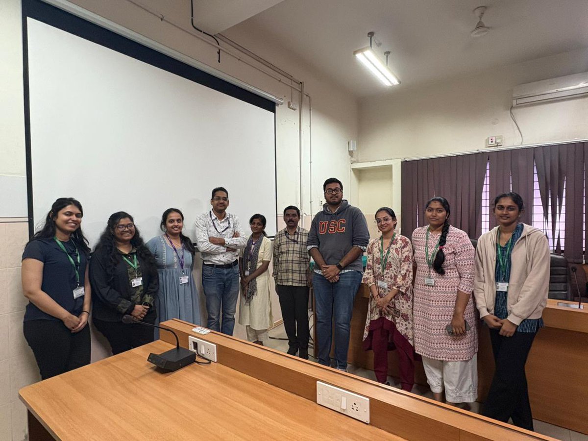 Great to present our work at NIMHANS, Bangalore. Had some good discussions on use of AI in Neuroscience and looking forward to more collaborations! Thanks to Dr. John and Dr. Venkat for hosting me at the campus!