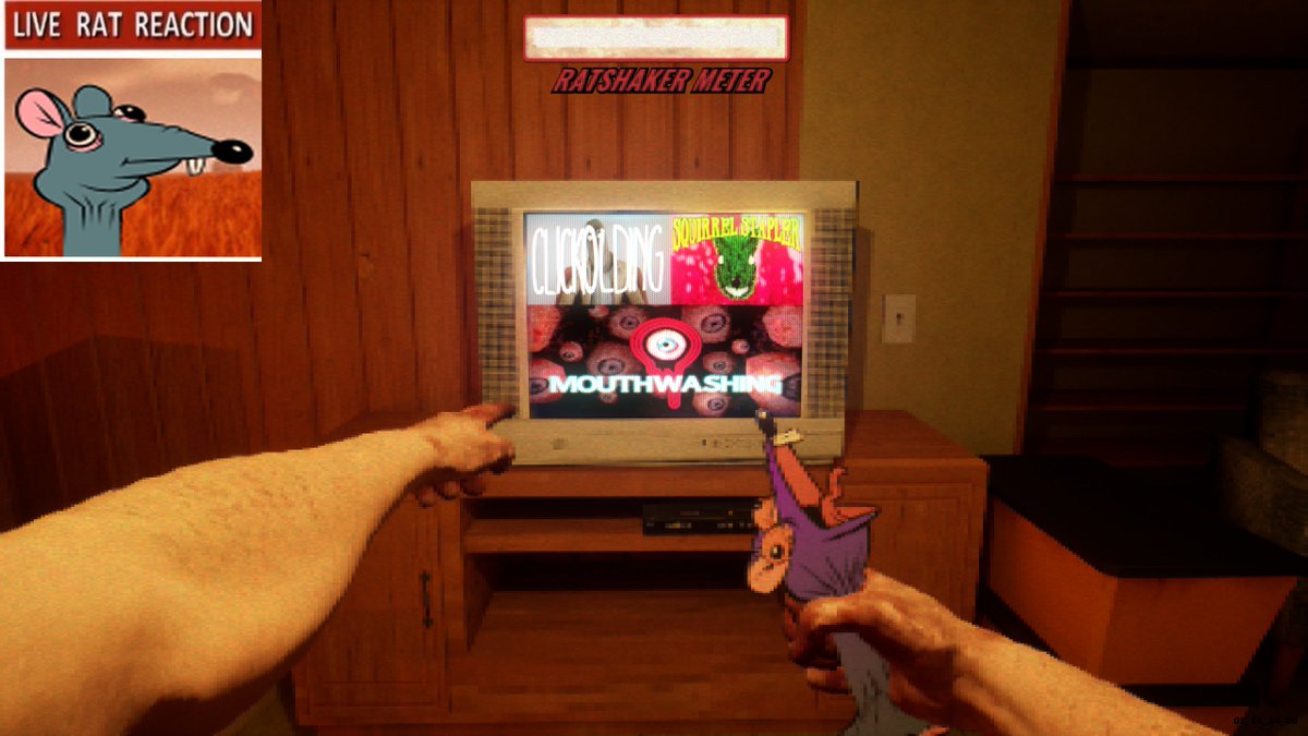 _Ptolemaeus_'s tweet photo. Well, I figure it's about time I try my hand at such a venture. Join me on twitch at approximately 4 PM PST tomorrow, where I, the VA for the Rat from #RATSHAKER will try my hand at some very intriguing games.  #clickolding #mouthwashing #squirrelstapler

https://t.co/cVvyl9cYsQ https://t.co/0ckcAt0IJO