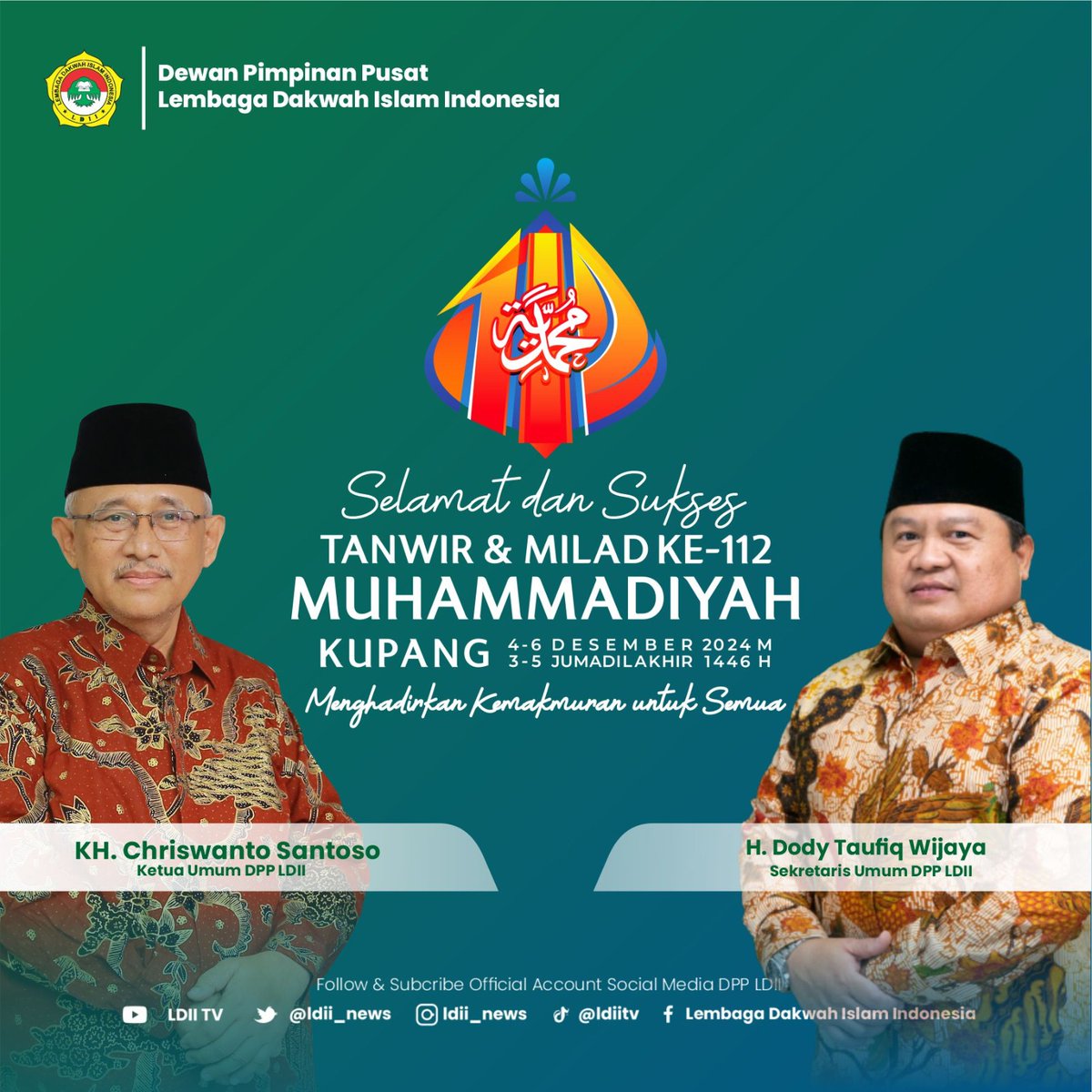 PcLdii's tweet photo. #MiladKe112Muhammadiyah https://t.co/NhScMz92TZ