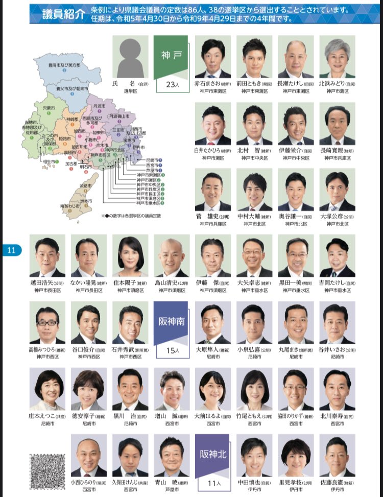 tktunikr's tweet image. 【兵庫県議会資料】議員紹介
任期-令和9年4月29日まで
あなたの選挙区の議員をチェック✍️✨
#兵庫県議会
#兵庫県議会議員