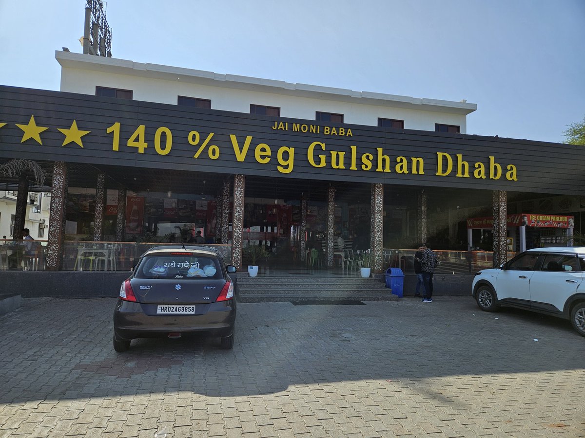 vishalgondal's tweet photo. Vrindavan’s 140% vegetarian food—adding bhakti to the menu? 🌿🍛 #SpiritualMath https://t.co/JkCDm8bBH0