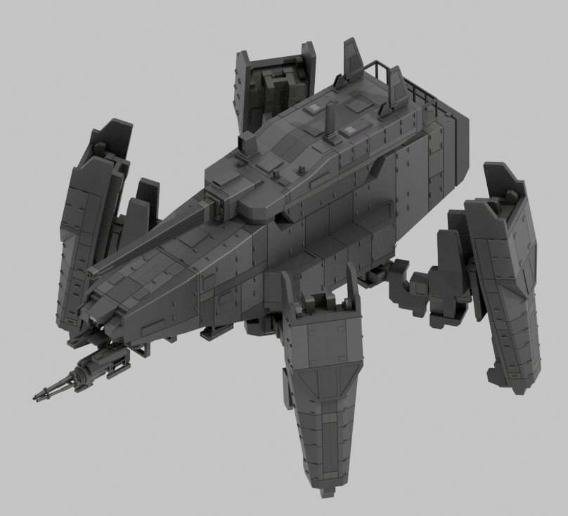 新型多脚戦車アバターの
『MMGS-14 ルチル』製作中です!
#VRChat 