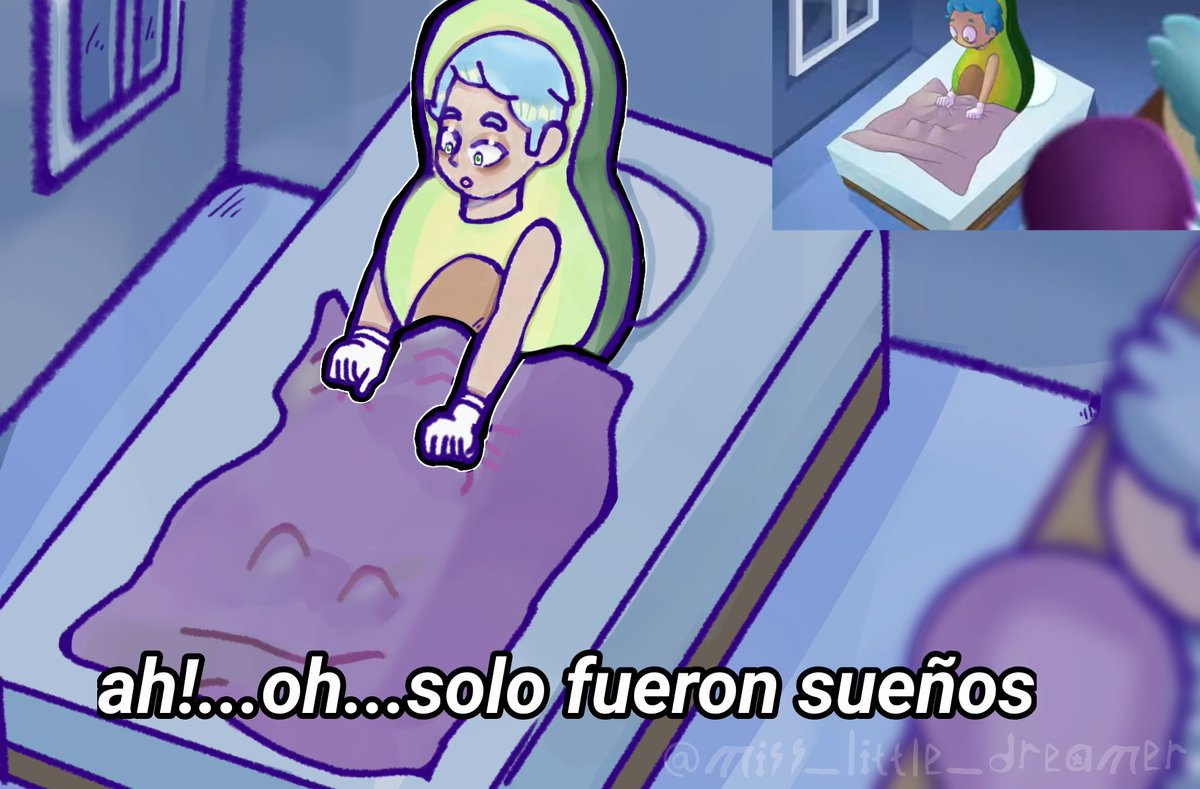 Miss_Dreamerx's tweet photo. #BXBWEEK24
Día 6: Sueños

Estuve algo ocupada estos días,se me retrasaron algo los dibujos

no tenía inspiración así que no se me ocurrió más que estas escenas,en eso quise dibujar a Bon disfrazado de aguacate y luego se me ocurrió a Bonnie disfrazado de uva, porque ¿porque no? https://t.co/yBGfUY6yu9