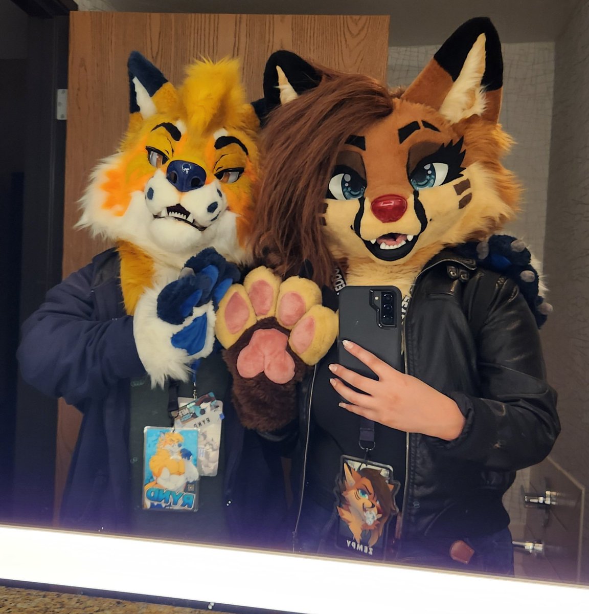 Just a couple of dogs running around a big convention 🐕

Make sure to say woof if you see us around!