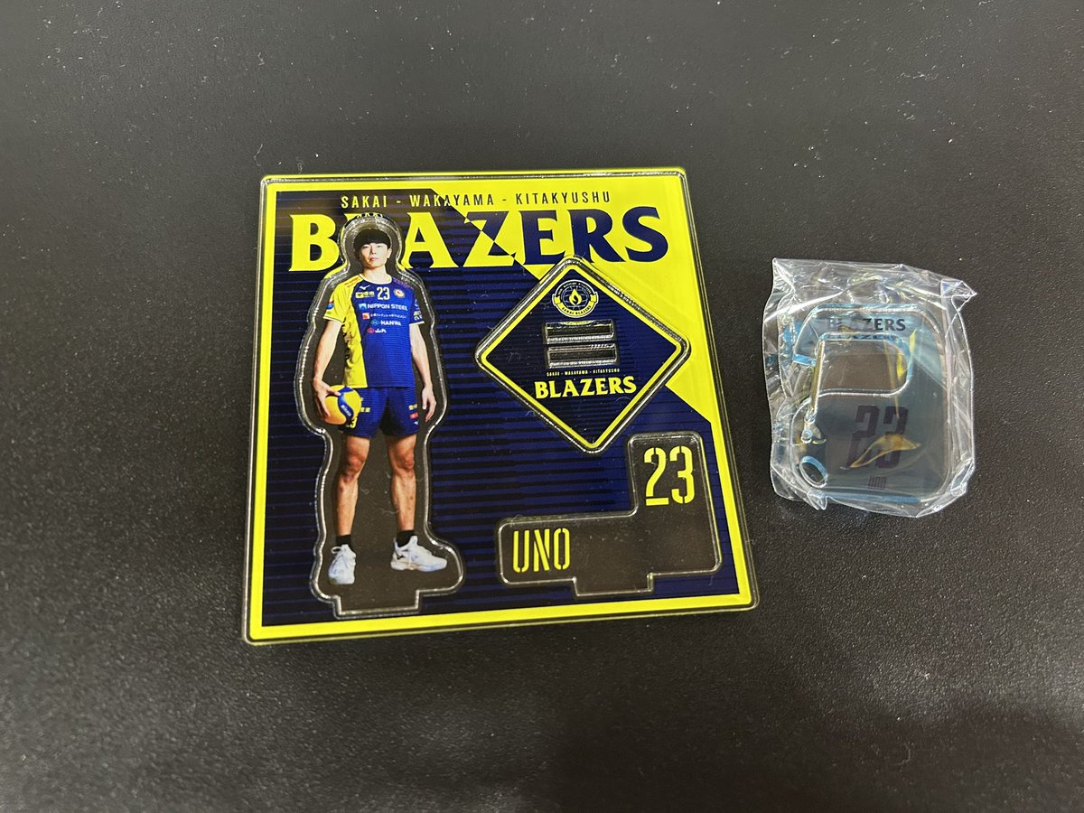 1128v_b's tweet photo. 堺ブレイザーズ
アクスタ　カラビナ

譲→ 写真参照

求→秋間直人　選手　

定価買取も◎
会場に本日おります https://t.co/9KVtVLK2J4