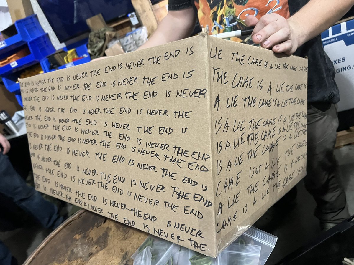 pnwguerrilla's tweet image. Dude ordered like 5 different camos so we assumed he is a skitzo, so made him a skitzo box.