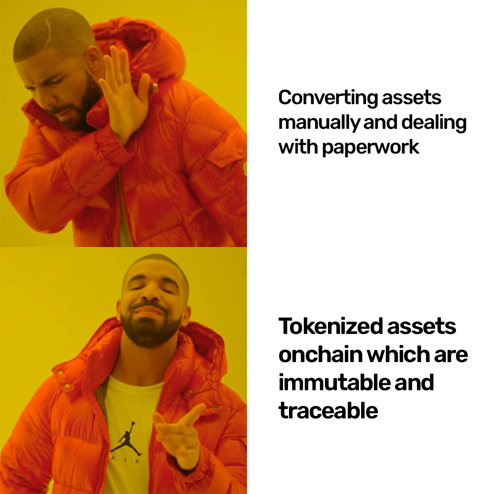 bigblockersc's tweet photo. Why wrestle with manual asset conversion and endless paperwork when #Tokenization offers a smarter way? 

By moving assets on-chain, you gain immutability, transparency, and traceability—eliminating inefficiencies while ensuring secure, real-time verification. https://t.co/Xz1BCLtRO4