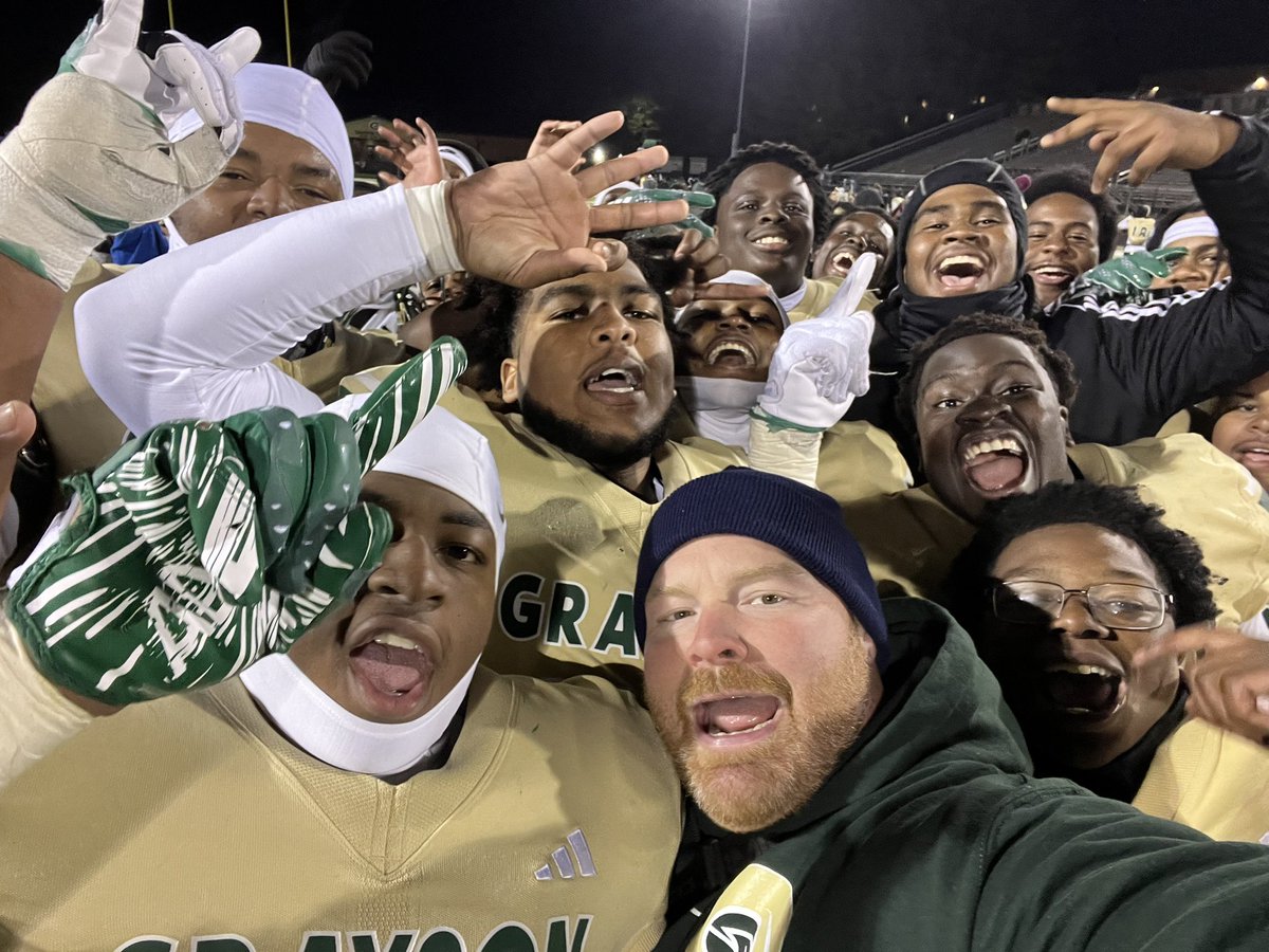 Coach Allen (@allenliberty) on Twitter photo So proud of <a href="/grayson_fb/">Grayson Football</a> & this group of young men. They’ve been thru a lot this year a new OL coach, a chlorine cloud, a hurricane, & me losing a coaching friend to a school shooting. But they’ve come to work every day & bought into our process & now we are headed 2 the Benz!! So proud of <a href="/grayson_fb/">Grayson Football</a> & this group of young men. They’ve been thru a lot this year a new OL coach, a chlorine cloud, a hurricane, & me losing a coaching friend to a school shooting. But they’ve come to work every day & bought into our process & now we are headed 2 the Benz!!