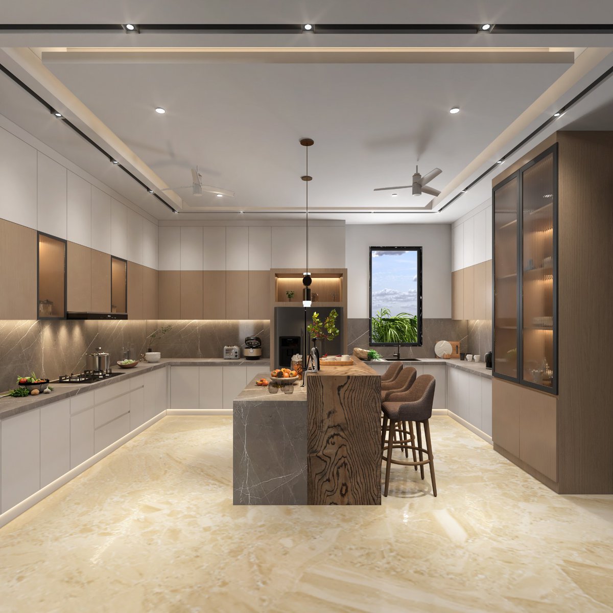 bglavi0801's tweet photo. "A Beautiful Kitchen Is The Foundation For A Beautiful Meal"💫
#kitchendesign 
#kitchen 
#3drendering 
#interiordesign https://t.co/SZLlVrHPiU