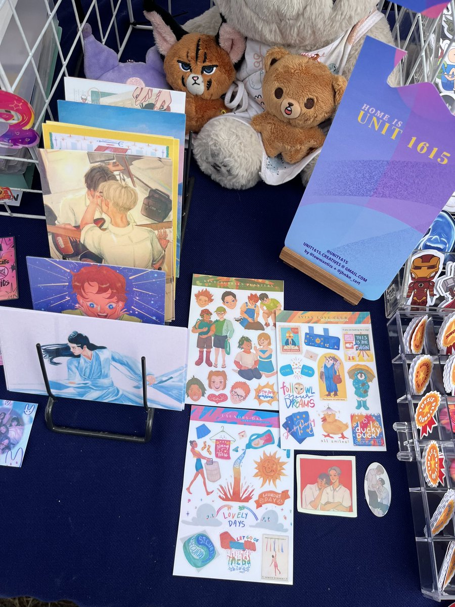 jhnkn_cart's tweet photo. We have stickers, prints, and acrylic keychain holder ✨ https://t.co/9bxsIx0HvU