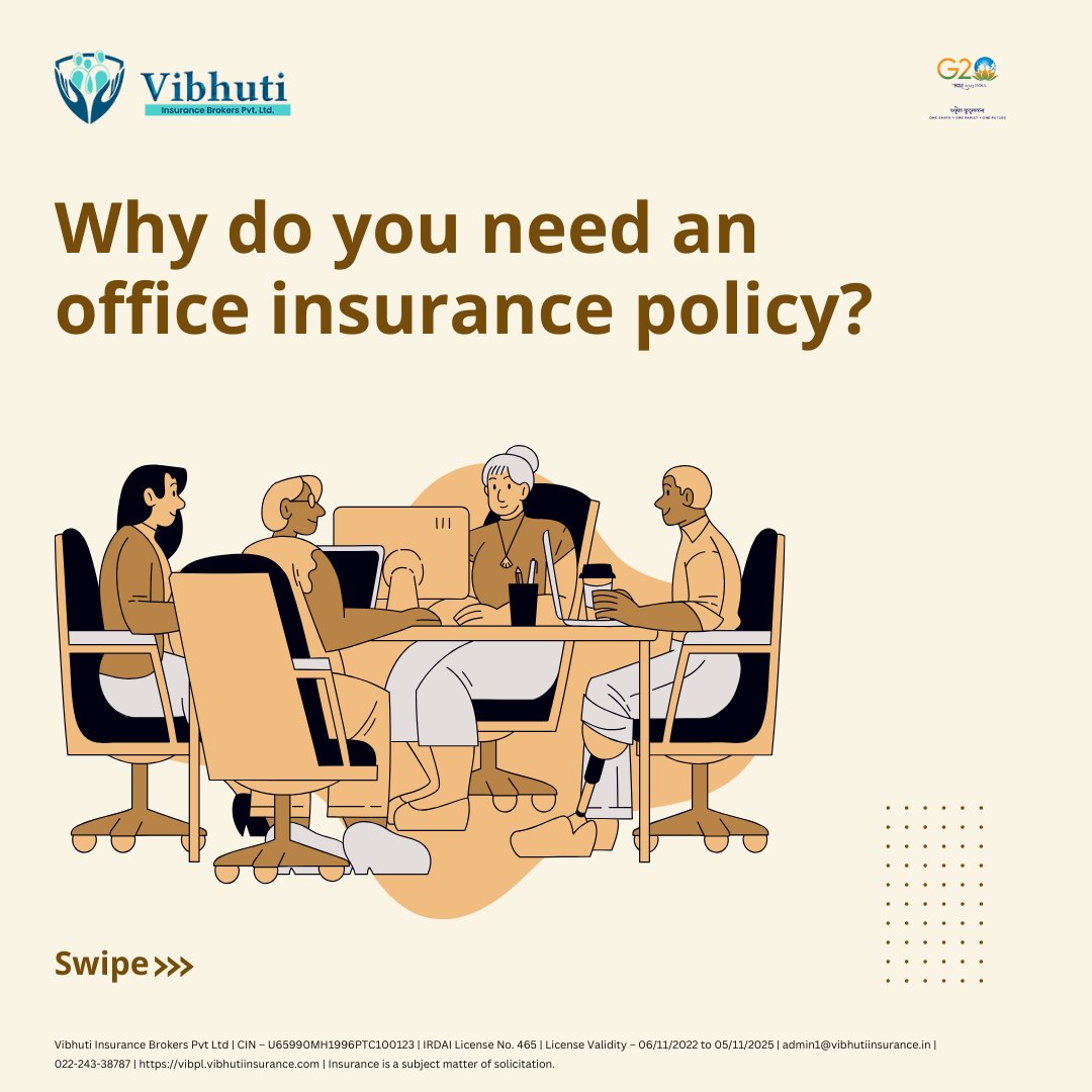 VIBPL's tweet image. You’ve worked hard to build your business. Now it’s time to protect it with a policy that covers everything you need.
🔑Whether you’re a small startup or an established enterprise, our Office Package Insurance is tailored to fit YOUR business.

#vibhutiinsurance #officeinsurance