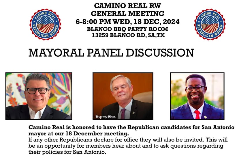 DrTimWestley's tweet photo. Join us in less than two weeks as I share with the public why I should be the next Mayor of San Antonio!

"From The People - For The People!"

https://t.co/iHKgzxfWh2 https://t.co/wTxZUMDO4j