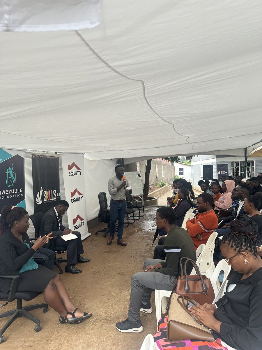 Yesterday, the #EquityBank team visited us to engage our students and beneficiaries in an orientation about the opportunities available at the bank. They also conducted financial literacy sessions empowering them with valuable financial knowledge. #SkillsKlinic