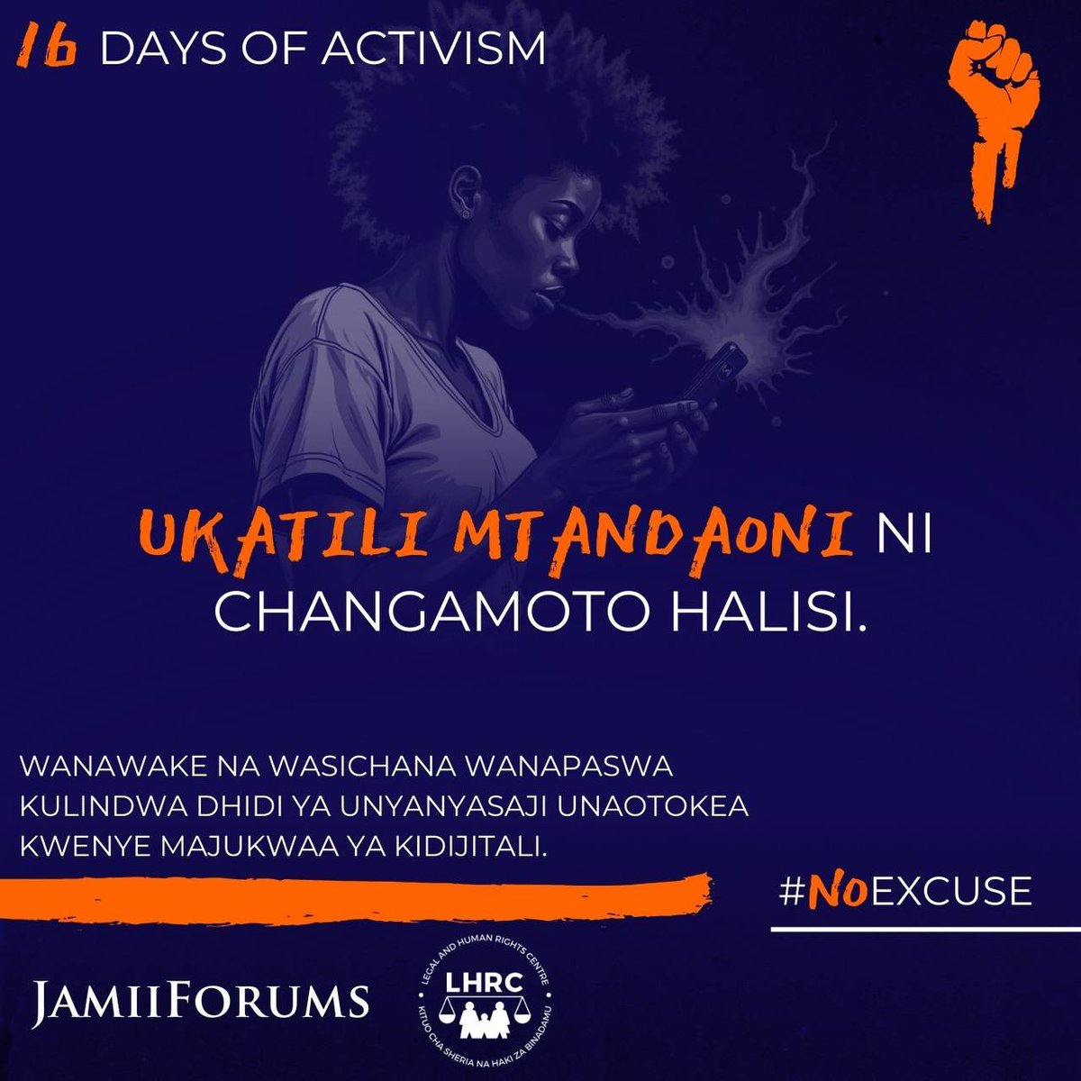 JamiiForums's tweet photo. #JamiiForums #16DaysOfActivism24 #WomenRights #EndGBV #ProtectWomen #JFWomen #NoExcuse #PingaUkatiliMtandaoni https://t.co/Ff3IBFUQFV