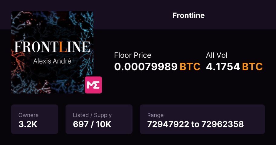 D_Wayyyne's tweet photo. On-Chain. Generative. Art. On. Bitcoin. 🟧
💥GIVEAWAY TIME!!💥 

All you have to do is:
1) Like, RT
2) Tag 2 friends
3) You don't even have to follow me

Winner chosen in 48 hours 🍾
Frontline #9609 is in the comment below👇🏾 https://t.co/JwUCIk80cI