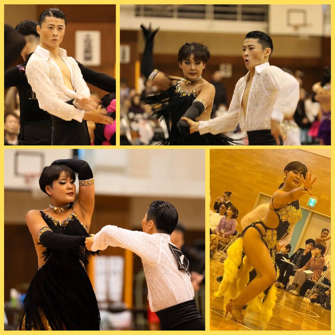 yamadaikyo78820's tweet photo. 【冬全選手紹介】
ついに明日は冬全！
最後に紹介するのは…
Rumba
53番　寺澤（3年）・松本（3年）組

ダンスにストイックなこうたさんと色気爆発なたまみさんの3年生カップルです！🙌
昨年よりもパワーアップした2人のルンバをご覧あれ！✨👀✨
#山形大学 
#山形大学競技舞踏部 
#競技ダンス 
#冬全 https://t.co/XgqM6Dfv2I