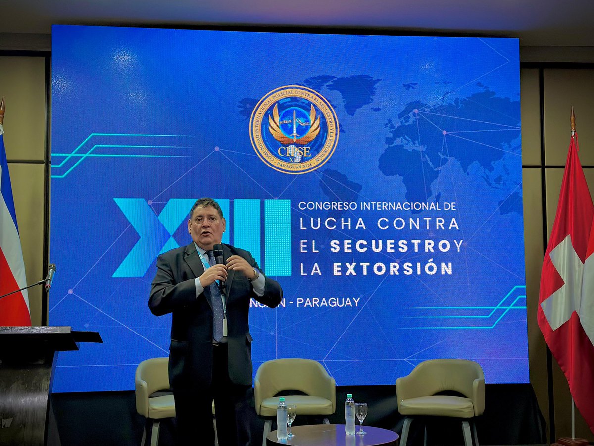 fede_delfinog's tweet photo. Honrado en disertar y el reconocimiento en la XIII Conferencia de Lucha contra el Secuestro y Extorsión organizado por CIPSE (Comunidad Internacional Policial contra el Secuestro) 🇵🇾💪🏼 https://t.co/k48BvhAa7t