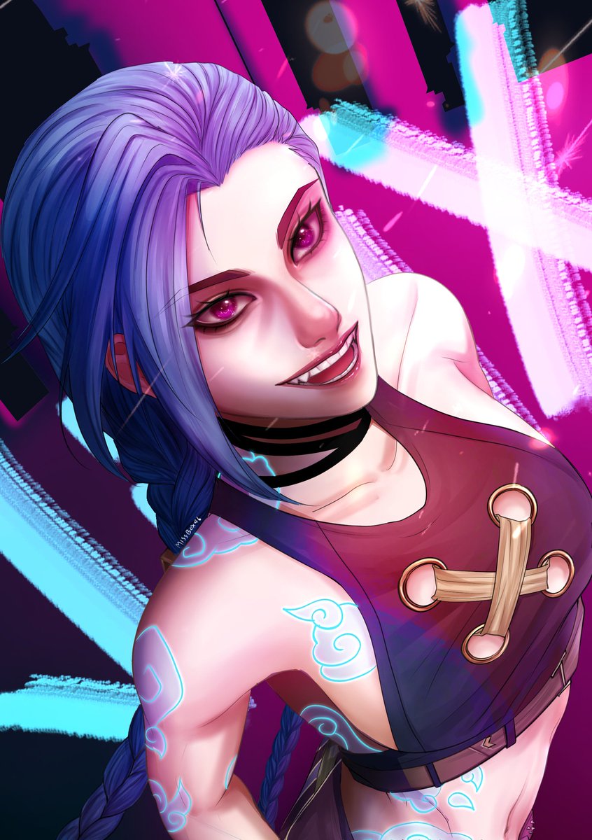 Missbox46's tweet photo. Jinx💥
#arcanefanart #Jinx https://t.co/ccwvayCWjs