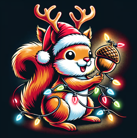 pnutmas's tweet photo. Christmas squirrel $PNUTMAS https://t.co/qdTUw0SlbW