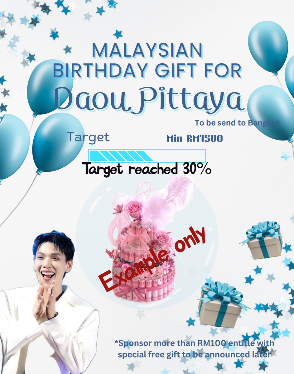 JcNuriko's tweet photo. 🇲🇾🎂【Daou’s 27th birthday present support】target reached 30%. Thanks for support. Pls continue to follow this account or @Nurikojc for detail update . Hope I can get the seat to Daou birthday at 10dec so that I can send this present on behalf of Malaysian Nubdao. #DAOU #oueiija https://t.co/vV44MILs9g