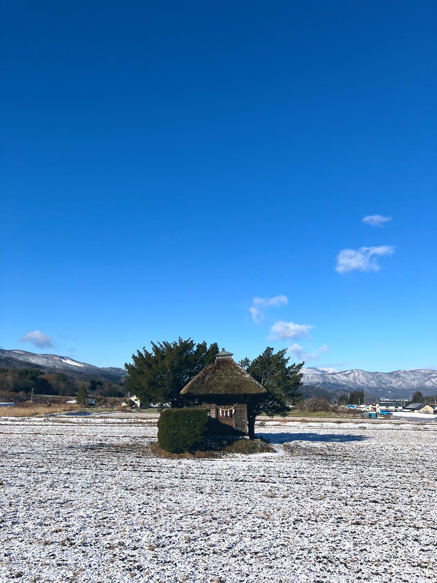 冬の遠野

遠野市青笹町　荒神神社