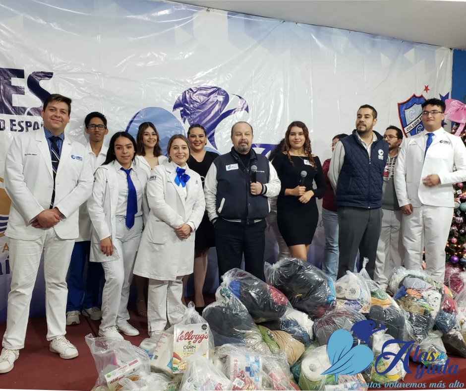 Agradecemos profundamente a la Escuela de Ciencias Médicas de la Universidad España <a href="/UNES_MX/">Universidad España</a>  por su apoyo a quienes más lo necesitan. Son estos momentos de unión.
#AlasDeAyuda #AyudemosaAyudar #DonaParaAyudar #ColegioEspaña #UNES #Durango