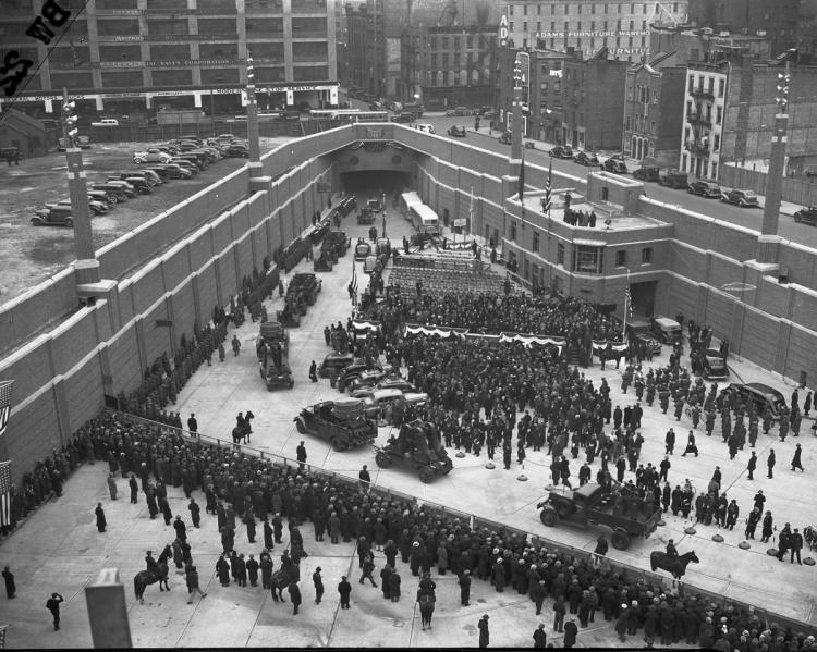 toastingnyc's tweet image. This day in #TransitHistory, 1937: The Lincoln Tunnel, in New York City, opens to traffic!